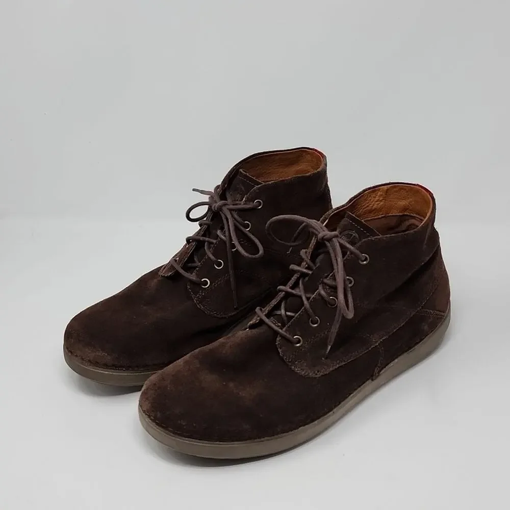 Fitflop Zackery Brown Suede Lace Up Chukka Boots Size 11